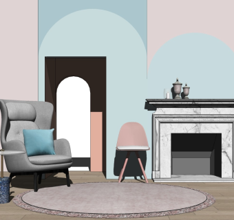 精品客厅设计家具模型 (21)